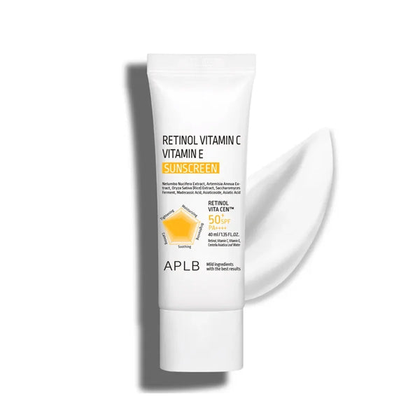 Retinol Vitamin C Vitamin E Sunscreen SPF50+ PA++++